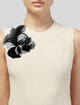 Chanel Tulle CC Camellia Brooch