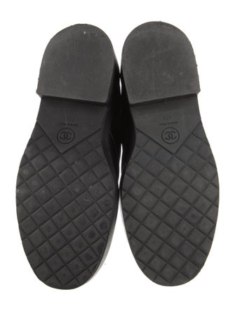 Chanel 2020 Interlocking CC Logo Lace-Up Boots