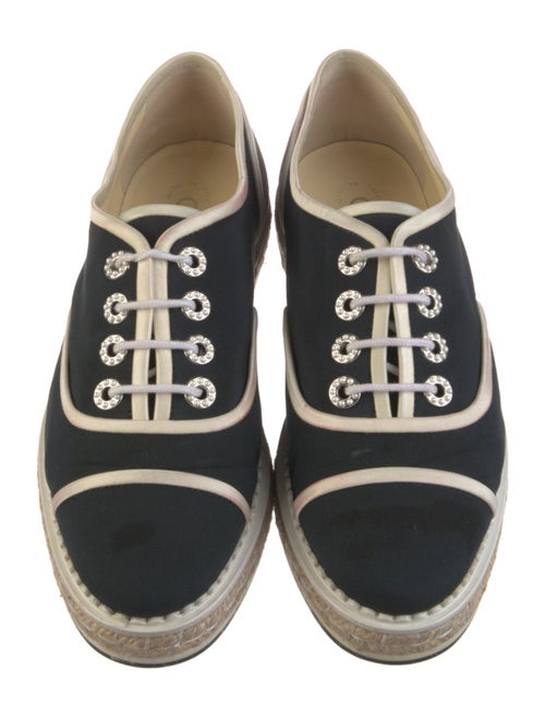 Chanel 2016 Interlocking CC Logo Espadrille Sneakers