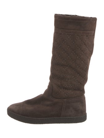 Chanel 2012 Interlocking CC Logo Boots