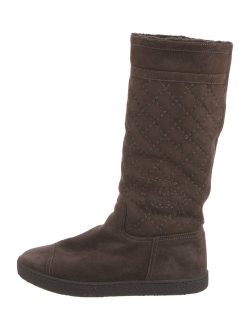 Chanel 2012 Interlocking CC Logo Boots