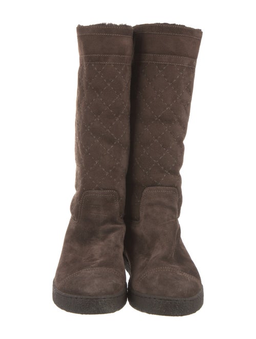 Chanel 2012 Interlocking CC Logo Boots