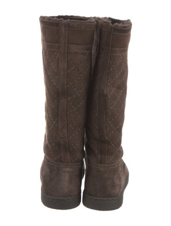 Chanel 2012 Interlocking CC Logo Boots