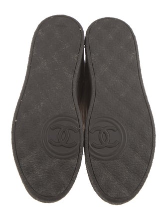 Chanel 2012 Interlocking CC Logo Boots