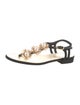 Chanel 2016 Faux Pearl Accents Slingback Sandals
