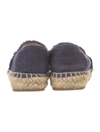 Chanel Interlocking CC Logo Canvas Espadrilles