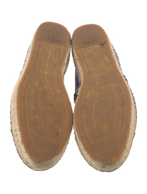 Chanel Interlocking CC Logo Canvas Espadrilles