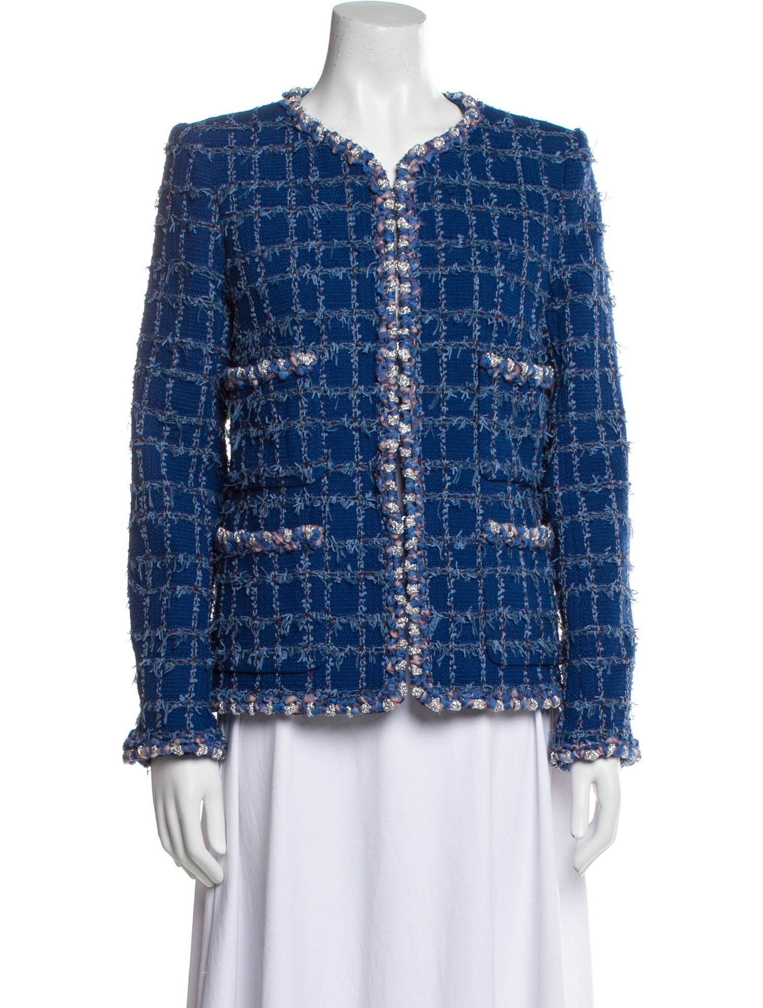 Chanel 2023 Tweed Pattern Evening Jacket