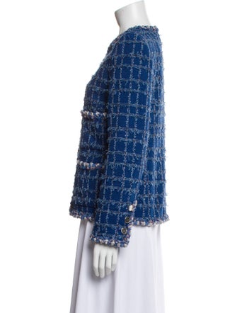 Chanel 2023 Tweed Pattern Evening Jacket