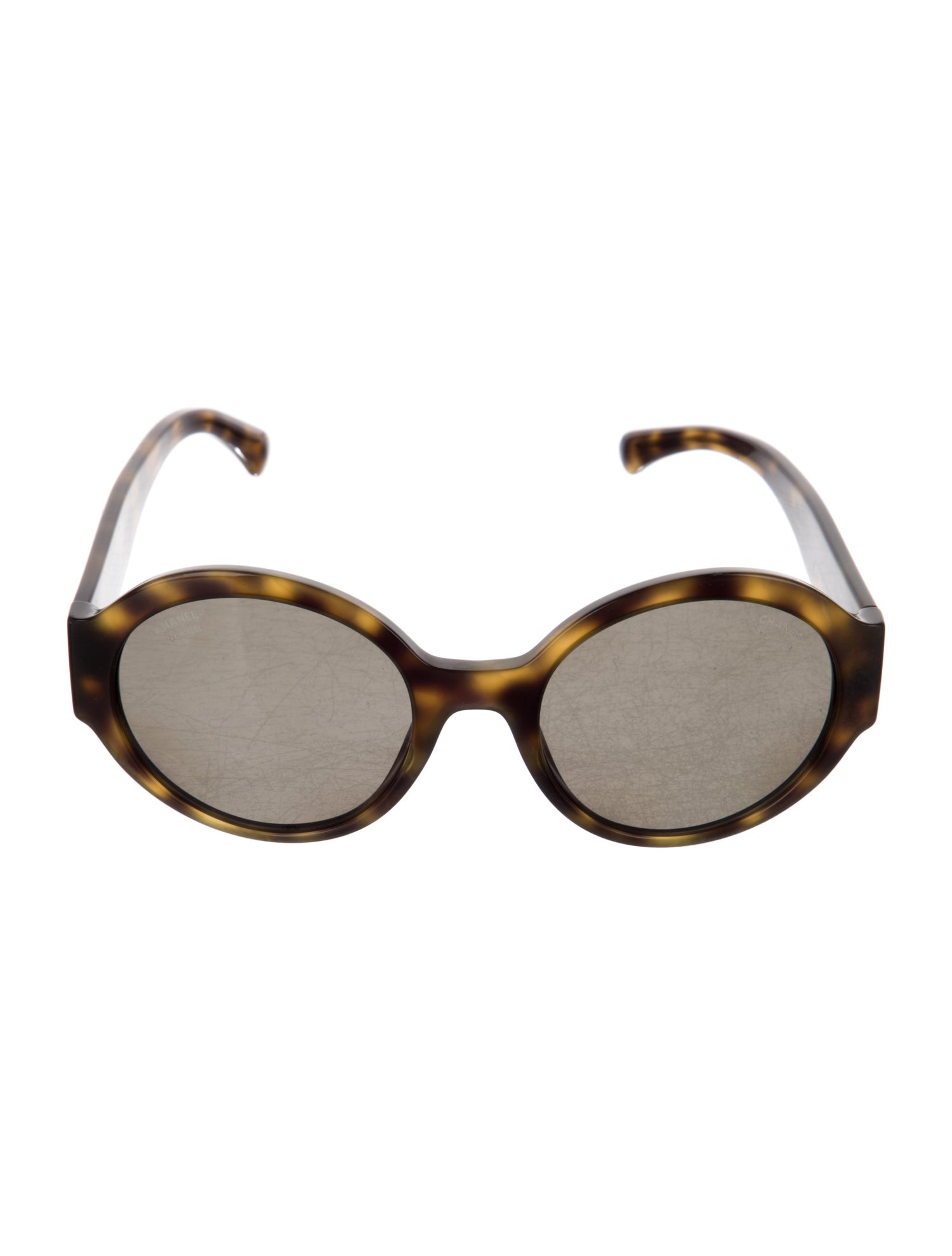 Chanel Interlocking CC Logo Round Sunglasses