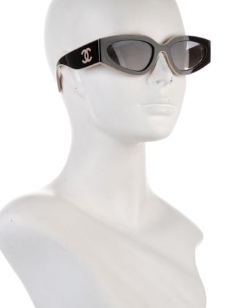 Chanel Interlocking CC Logo Square Sunglasses