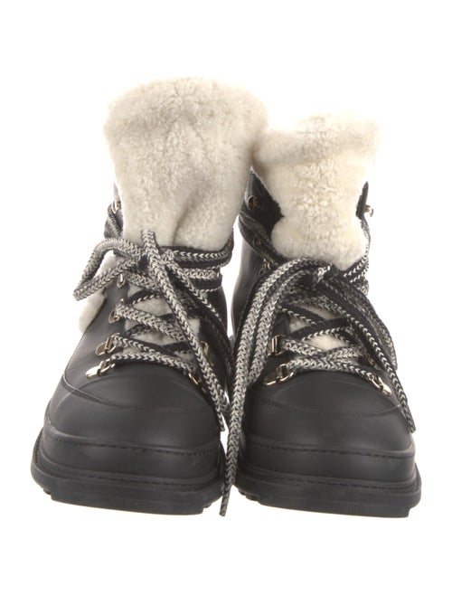 Chanel 2019 Interlocking CC Logo Combat Boots