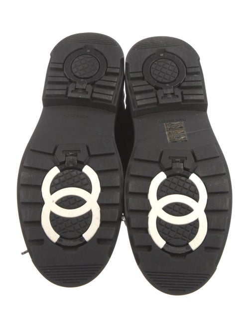 Chanel 2019 Interlocking CC Logo Combat Boots