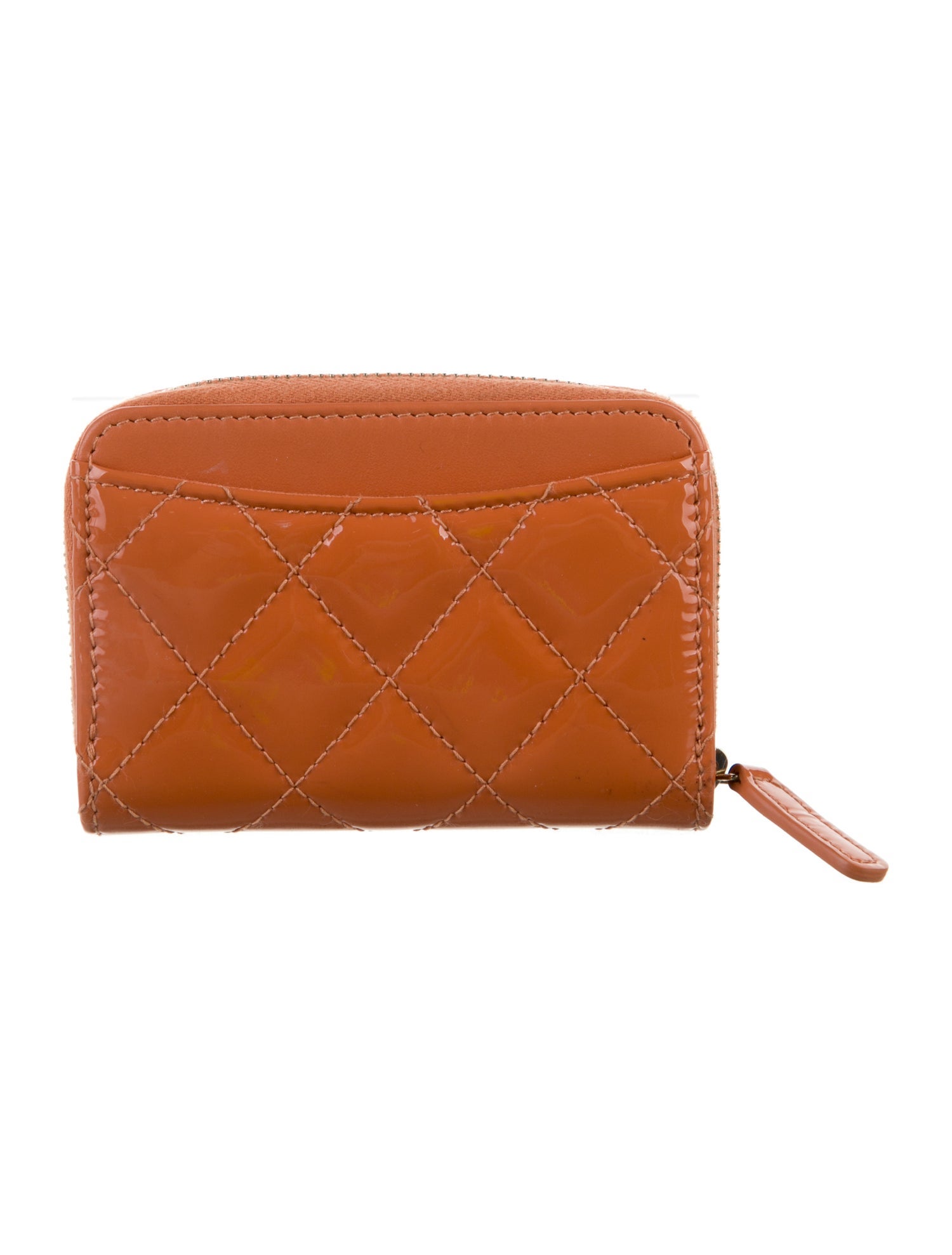 Chanel Interlocking CC Logo Patent Leather Wallet