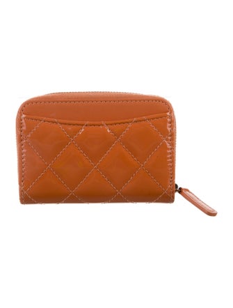 Chanel Interlocking CC Logo Patent Leather Wallet