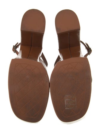 Chanel 2023 Interlocking CC Logo Slingback Sandals