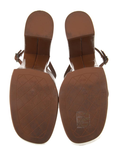 Chanel 2023 Interlocking CC Logo Slingback Sandals