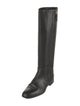 Chanel Interlocking CC Logo Leather Riding Boots