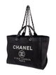 Chanel Medium Denim Deauville Shopping Tote