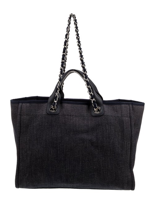 Chanel Medium Denim Deauville Shopping Tote