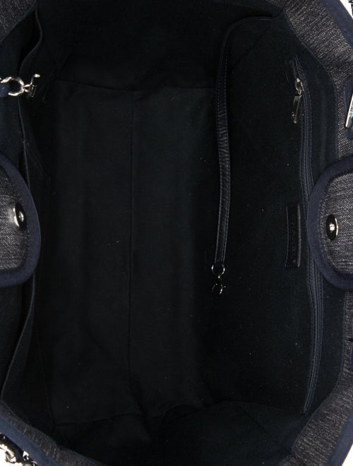 Chanel Medium Denim Deauville Shopping Tote