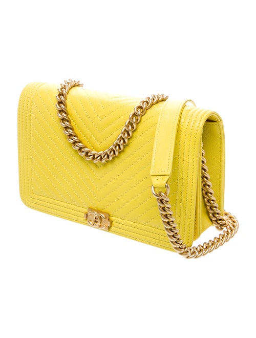 Chanel Chevron Boy Wallet On Chain