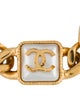 Chanel 2020 Faux Pearl CC Station Bracelet