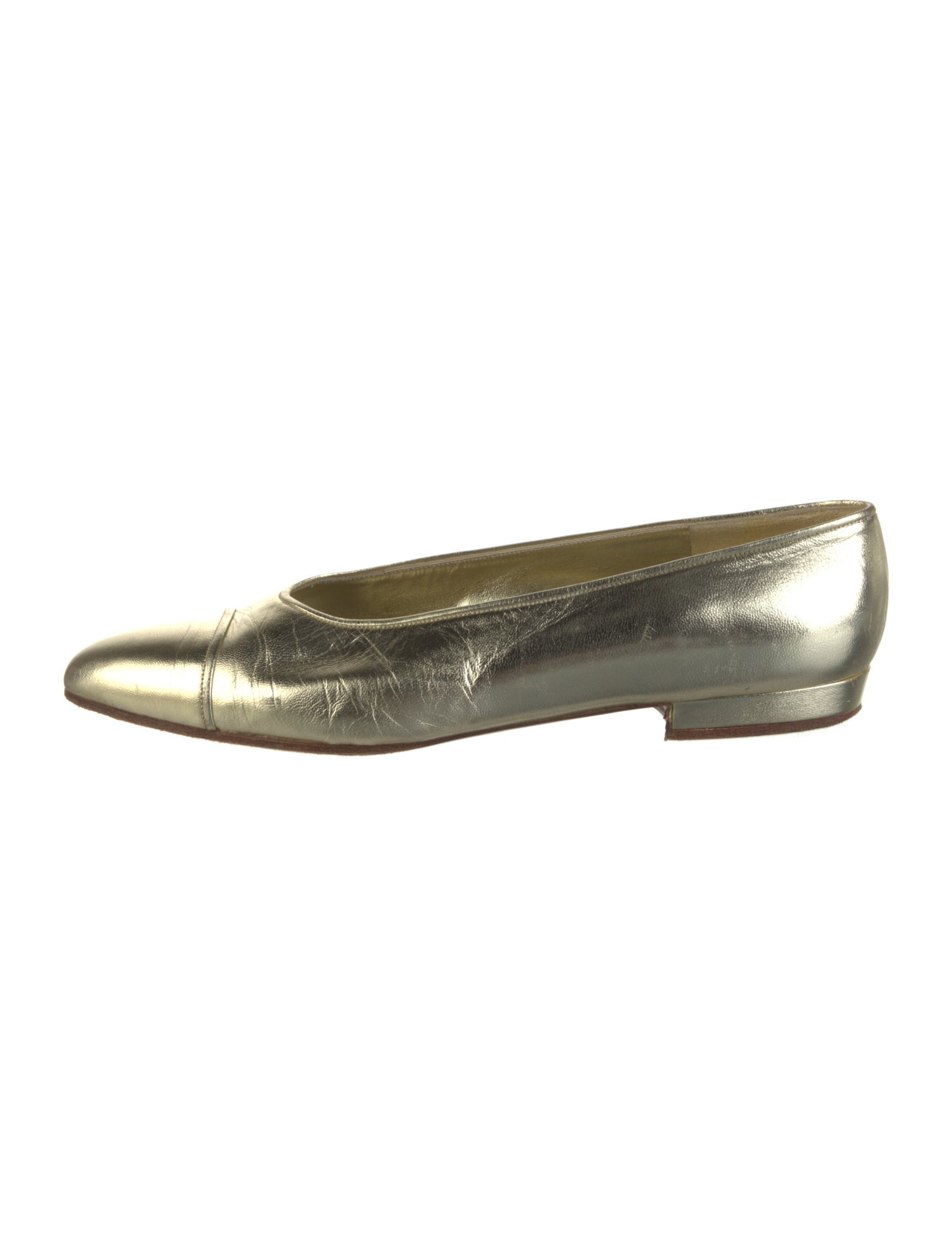 Chanel Vintage Leather Ballet Flats