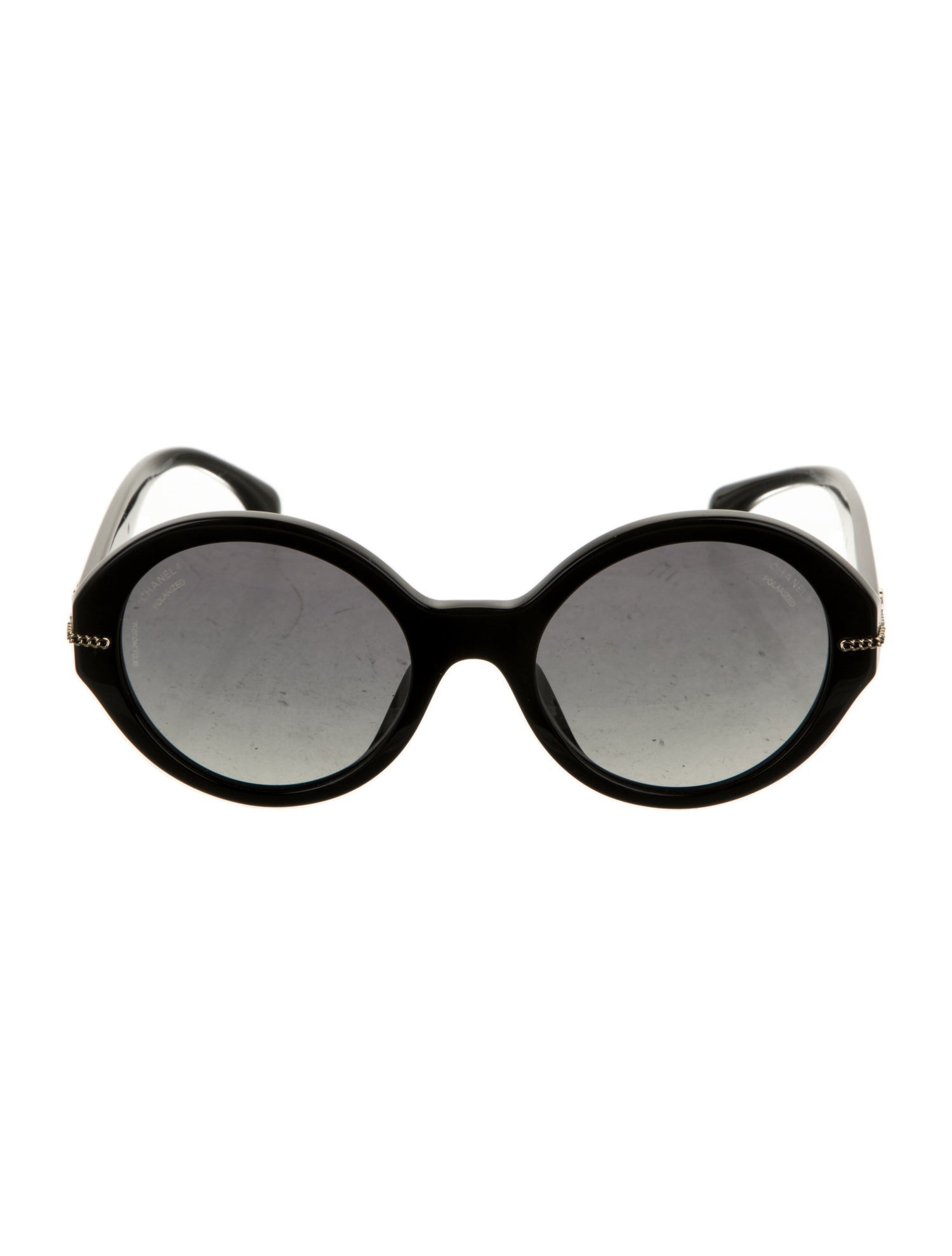 Chanel Interlocking CC Logo Round Sunglasses