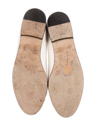 Chanel Interlocking CC Logo Leather Ballet Flats