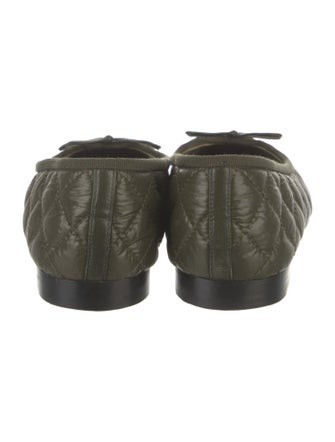 Chanel Interlocking CC Logo Nylon Ballet Flats