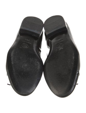 Chanel Interlocking CC Logo Patent Leather Ballet Flats