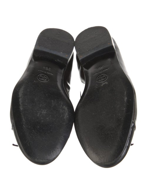 Chanel Interlocking CC Logo Patent Leather Ballet Flats