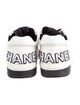 Chanel Interlocking CC Logo Leather Sneakers