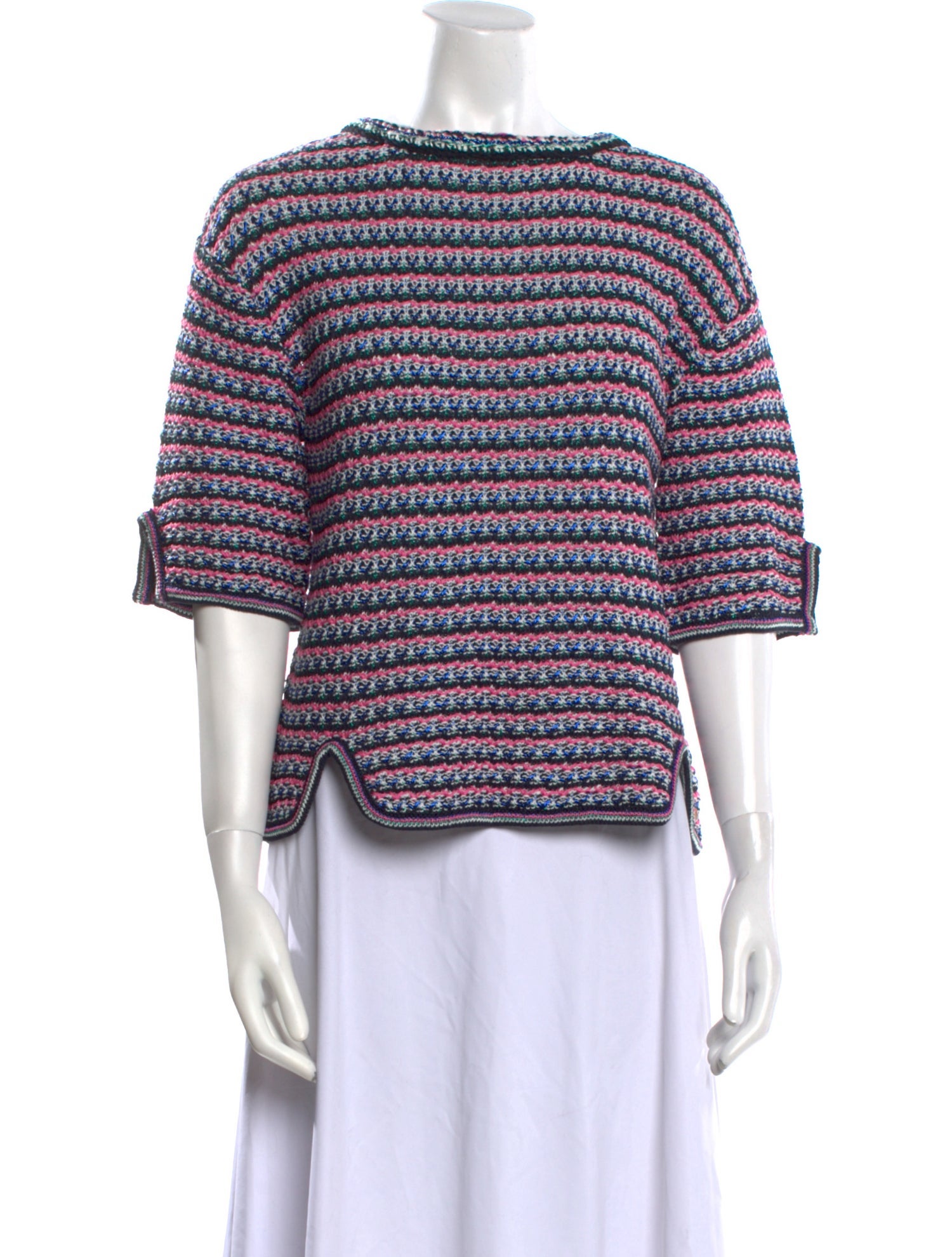 Chanel 2017 Striped Sweater