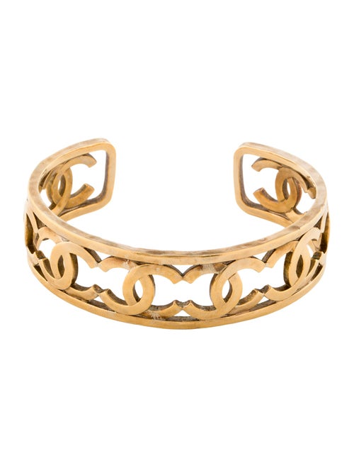 Chanel CC Open Cuff