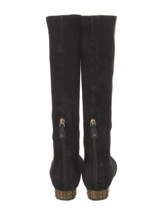 Chanel 2013 Interlocking CC Logo Boots