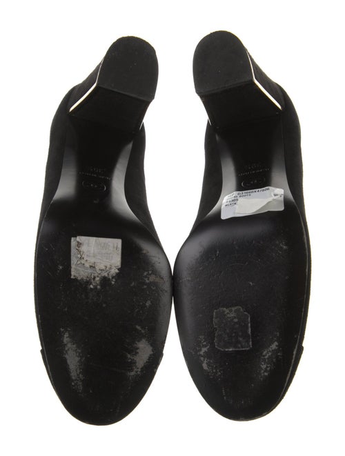 Chanel Interlocking CC Logo Suede Boots