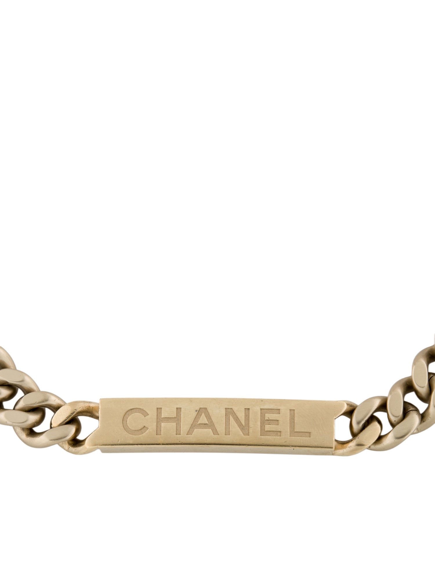 Chanel ID Curb Chain Necklace