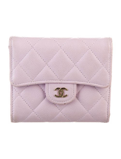 Chanel Classic Interlocking CC Logo Compact Wallet