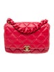 Chanel Small Lacquered Chain Flap Bag