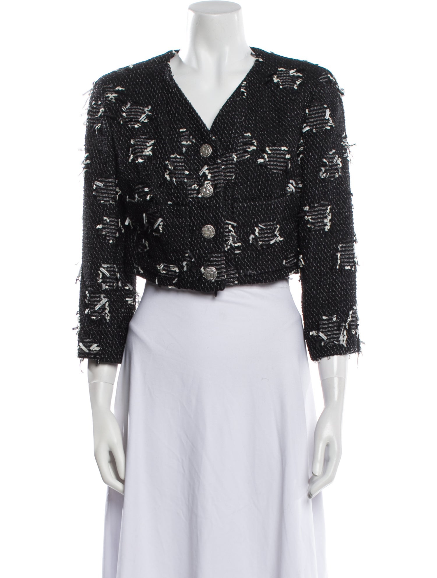 Chanel 2015 Printed Evening Jacket