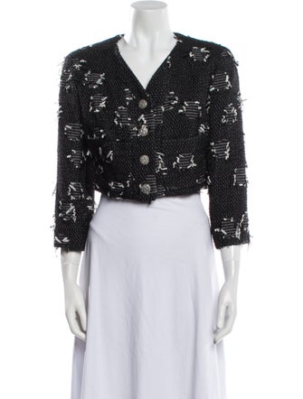 Chanel 2015 Printed Evening Jacket