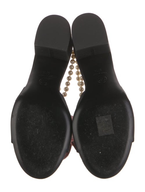 Chanel Interlocking CC Logo Bow Accents Sandals