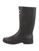 Chanel Interlocking CC Logo Rubber Rain Boots