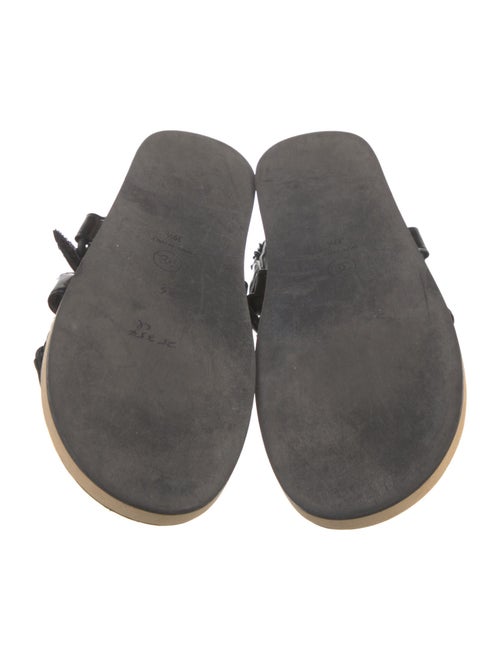 Chanel 2022 Interlocking CC Logo Slingback Sandals