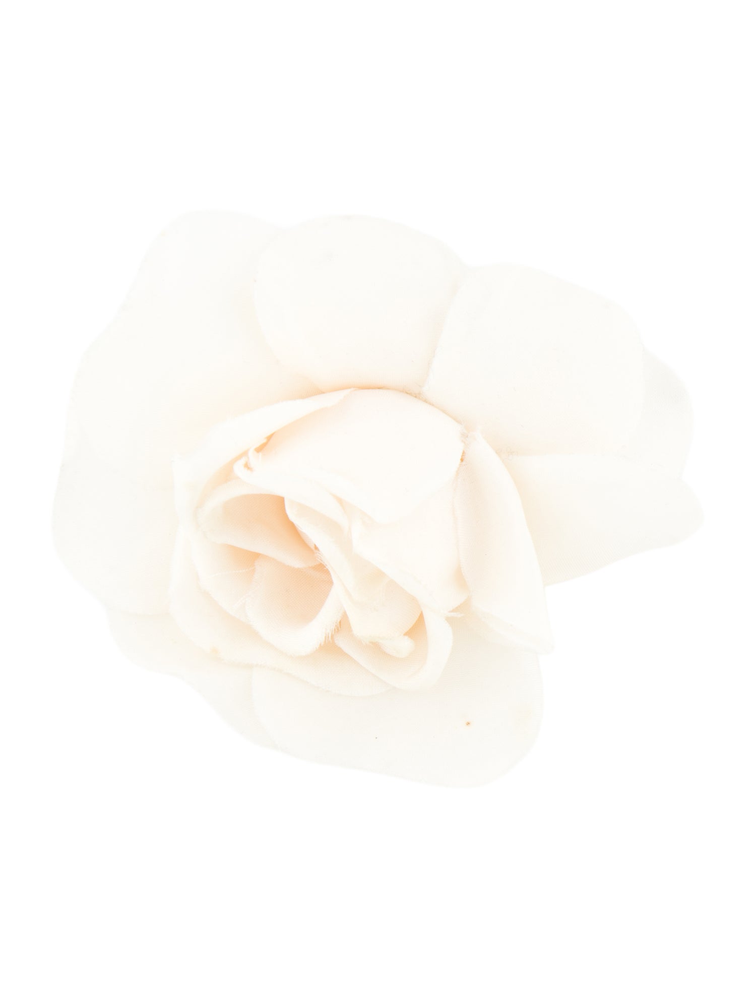 Chanel Silk Camellia Brooch