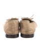 Chanel Interlocking CC Logo Leather Ballet Flats