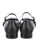 Chanel Interlocking CC Logo Leather Mary Jane Flats