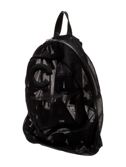 Chanel Mesh Logo Backpack